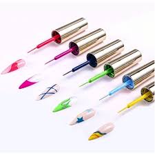 Esmalte em Gel Monica Arte Line Art Pincel Fino 7 rosa claro neon