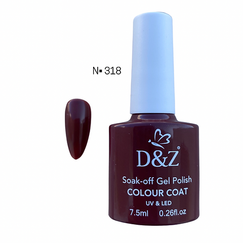 esmalte em gel D&Z 209 marrom