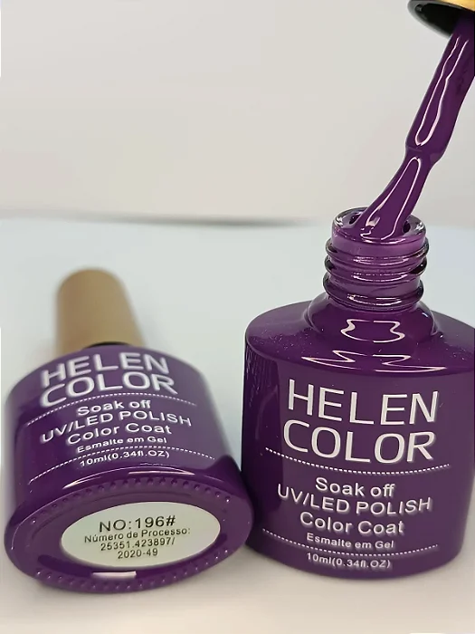 Esmalte Em Gel Helen color 196 roxo