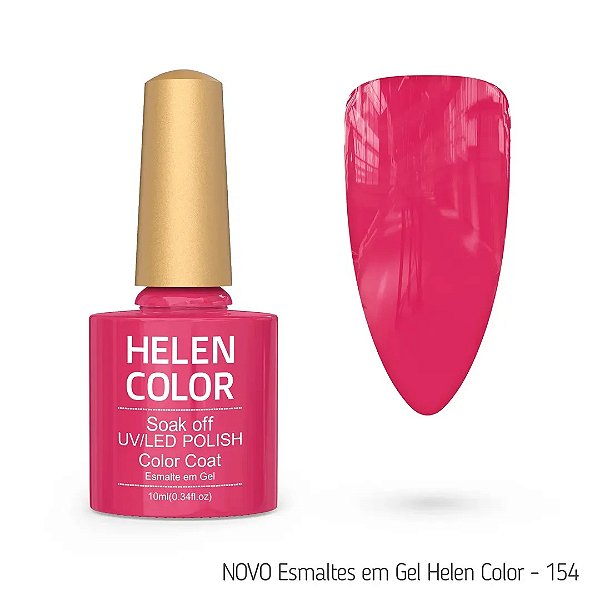 Esmalte Em Gel Helen color 154 rosa