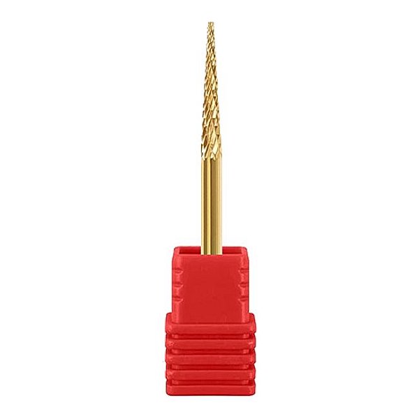 Broca Tungstenio 3/32 Small Cone F Dourada Vermelho