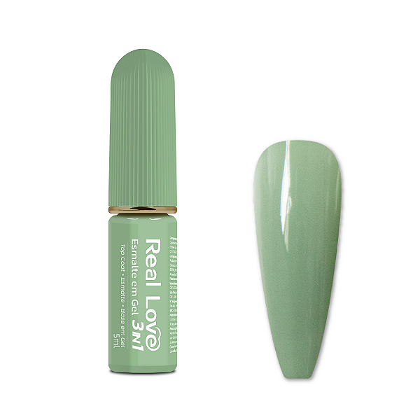 Esmalte em Gel 3 em 1-Base/Esmalte/Top Coat - Real Love 23