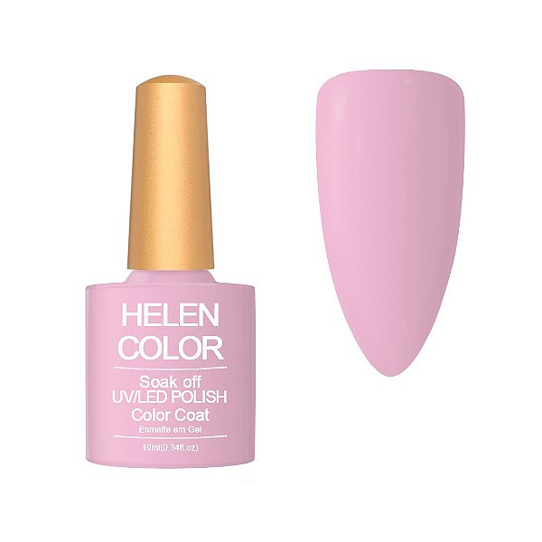 esmalte em gel helen color 110 rosa