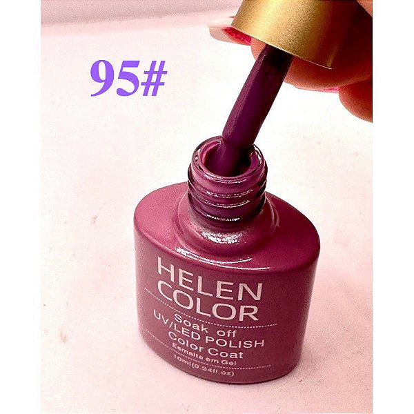 Esmalte Em Gel Helen color 95 pink