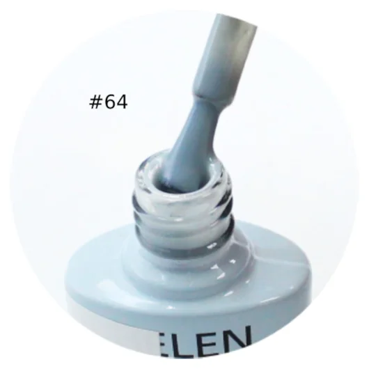 Esmalte Em Gel Helen color 64 cinza
