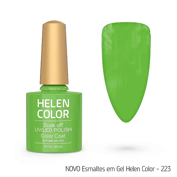 Esmalte Em Gel Helen color 223 verde