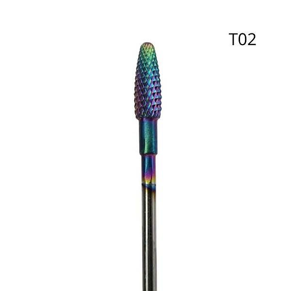 Broca Tungstênio Furta Cor Middle Flame Ponta Redonda