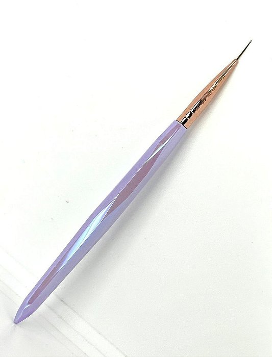 Pincel Fino #11mm Helen Color Decoração Roxo Perolado