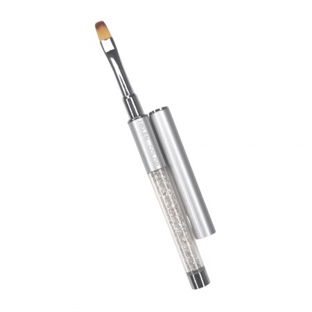 pincel helen color prata reto com tampa 6#