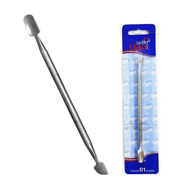 ESPATULA DUPLA INOX P/CUTICULA