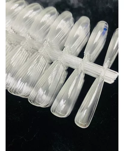 Soft Gel Unha Postiça BailarinaTransparente 240un Monica arte