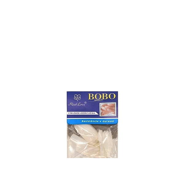 Unha postiça Efeito Natural Bobo Real love Transparente