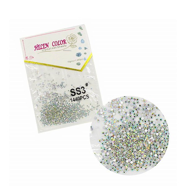 pedraria helen color furta cor strass decoração unha 1440 ss3