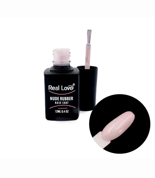 Base Coat Nude Rubber Real Love Light Pink 14