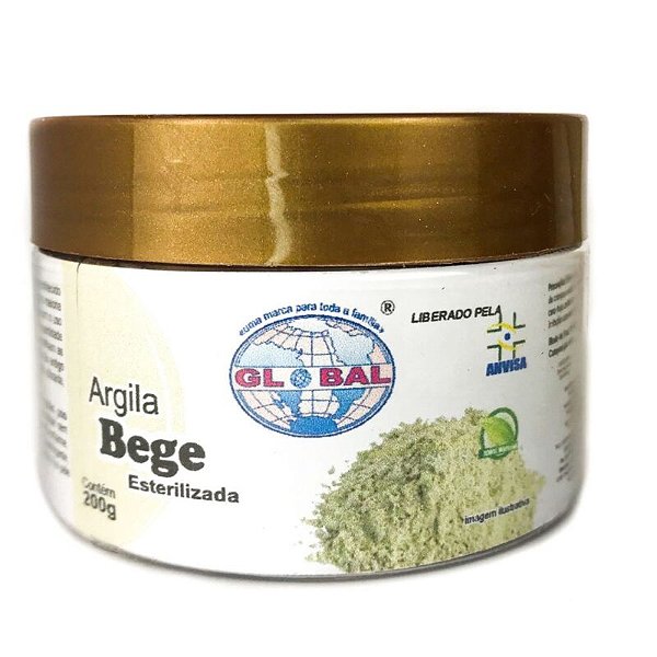 Argila Bege 200g Pote Global