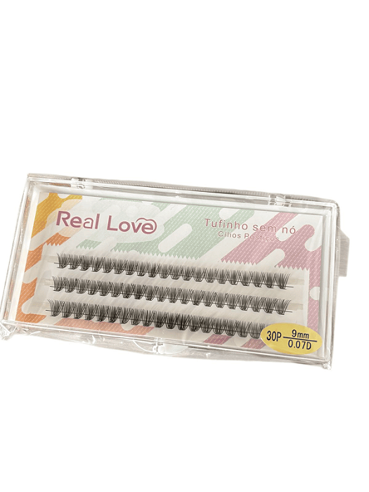 cilios tufinho real love 30p 9mm 0.07d