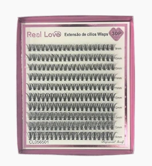 cilios tufinhos real love 30p mix 0.07d