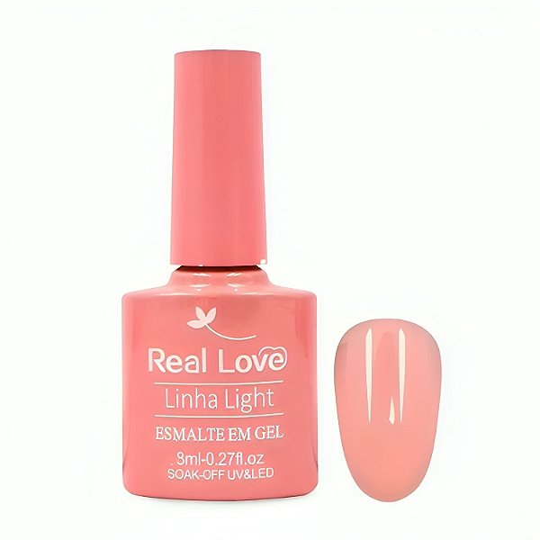 esmalte em gel real love 013 rosinha