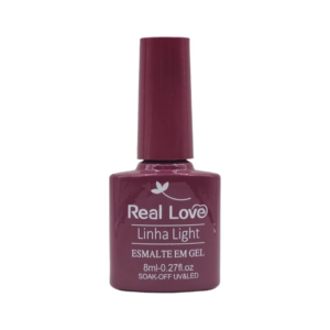 esmalte em gel real love 8ml 018 nude rosinha