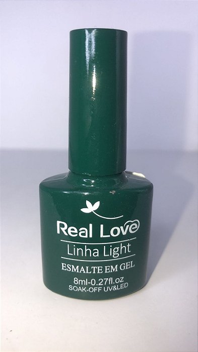 Esmalte em gel real love 8ml 034 verde