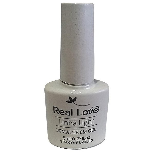 esmalte em gel real love 8ml 064 glitter