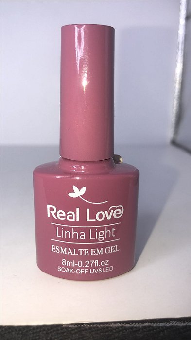 esmalte em gel real love 8ml 040 rosinha nude