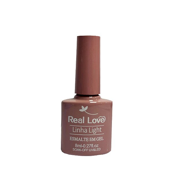 esmalte em gel real love 8ml 017 rosinha nude
