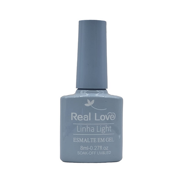 esmalte em gel real love 8ml 030 azul bebe