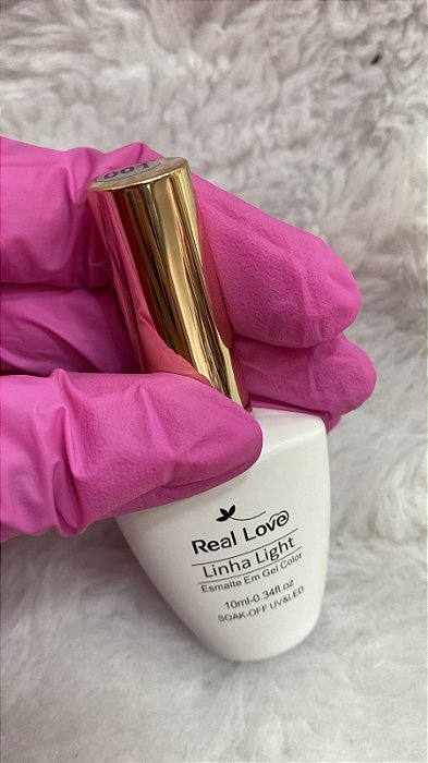 esmalte em gel real love 10ml 001 branco