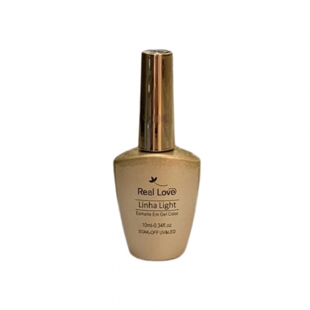 esmalte em gel real love 10ml 005 dourado