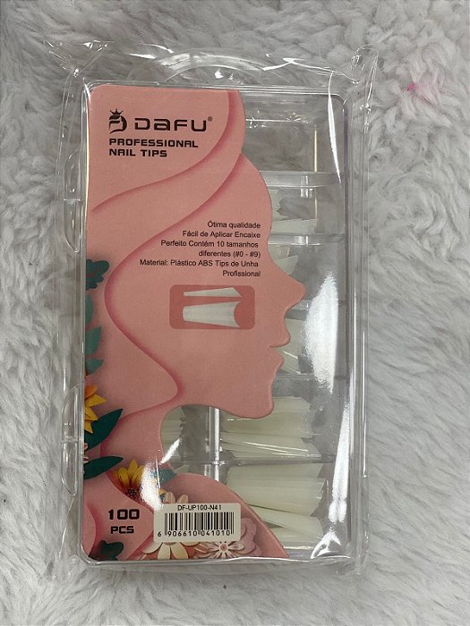 tips unhas postiças dafu 100pçs