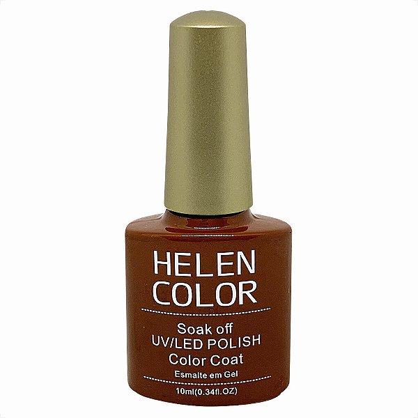 esmalte helen color 10 ml 258 marrom escuro