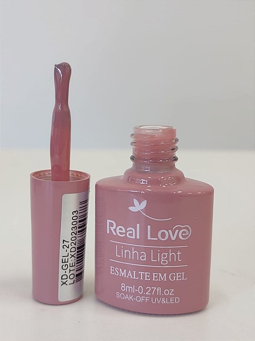 Esmalte em Gel Real Love Linha Light p015