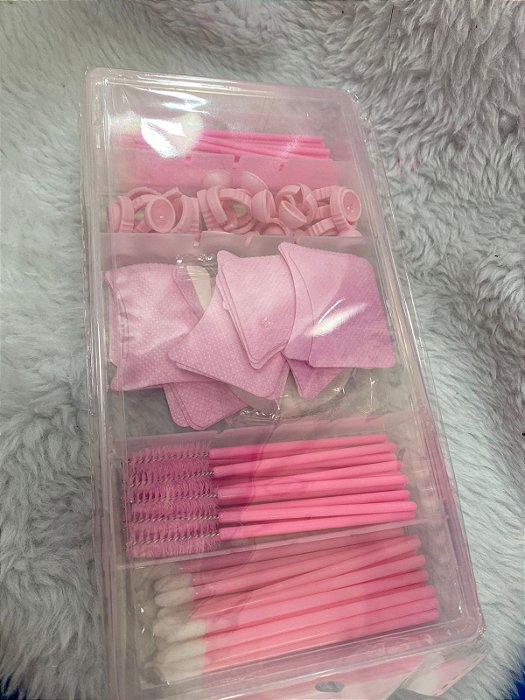 kit lash designer extensão de cílios/ caixa organizadora