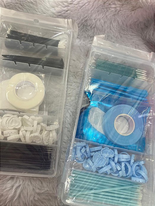 kit para lash designer caixa organizadora