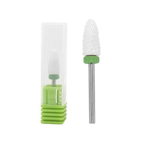 broca unha ceramica C 3/32 bullet unhas nails design