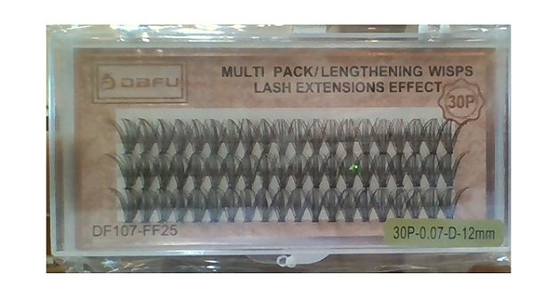 cilios tufinho dafu 30p 0.07d 12mm