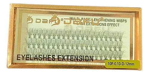 cilios tufinho dafu 10p 0.10d 12mm