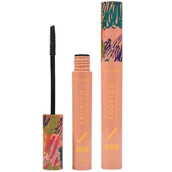 mascara para cilios curvas e alongamento rubyrose