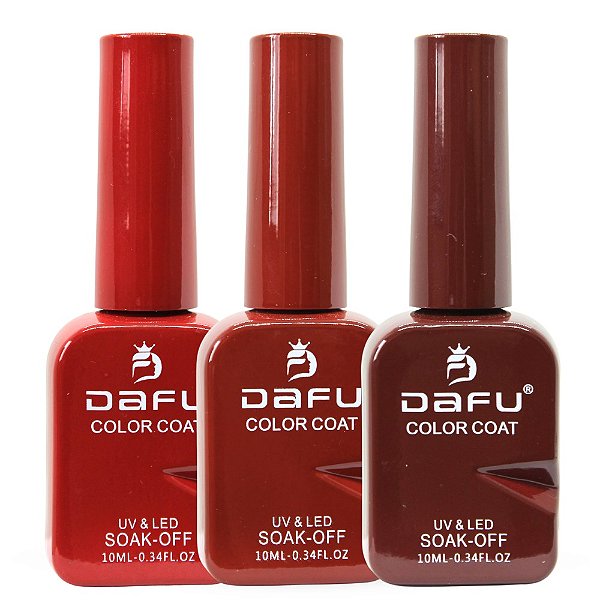Esmalte Gel Dafu Tons Vermelho - 10ml 001