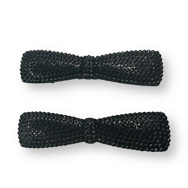 kit 2 presilhas para cabelo formato laço