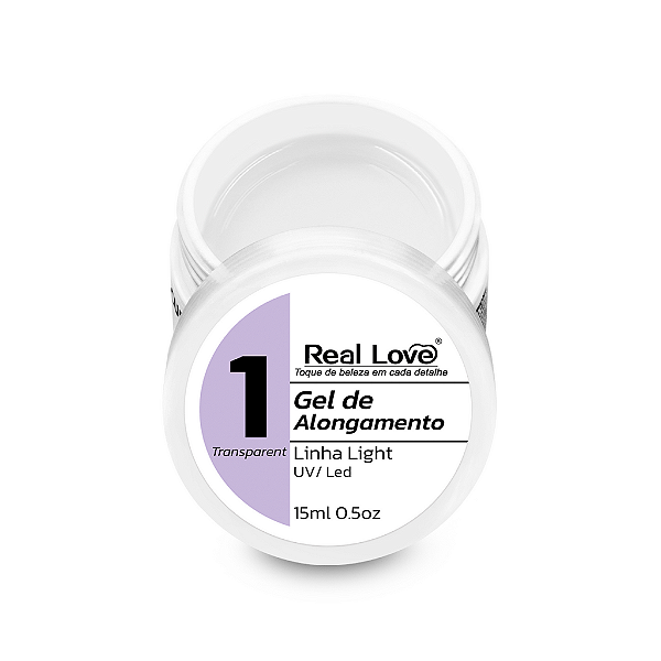 gel de unha para alongamento sculping Real love 15ml 1transparent