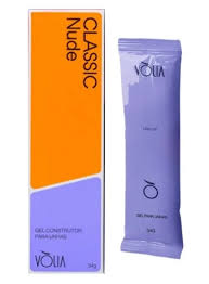 gel volia para unhas classic nude sache 34g
