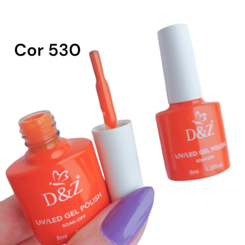 esmalte em gel d&Z 530 laranja
