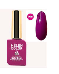 esmalte em gel helen color coleção conexão 12ml 108 roxo