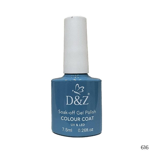 esmalte em gel D&Z 616 azul bebe