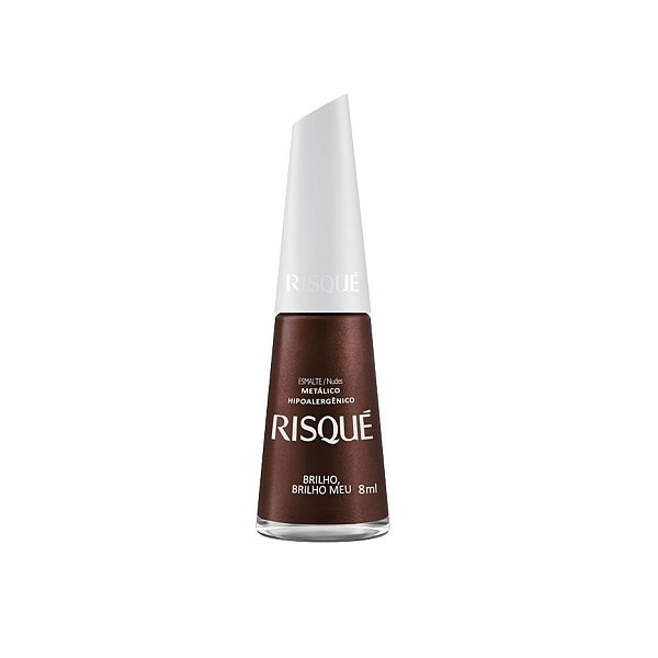 Risqué Esmalte Metálico Brilho, Brilho Meu 8ml