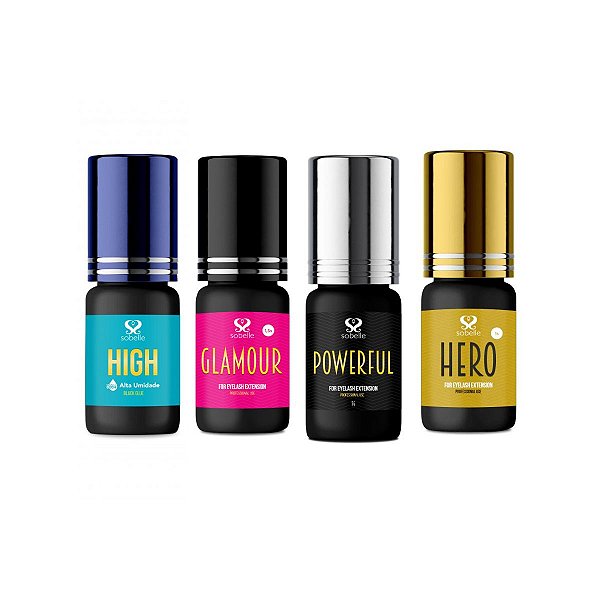 Cola Para Alongamento De Cílios Sobelle Macy 5ml Modelos