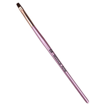 Pincel para Gel de Unhas : Pincel Mônica Artes #6 - Gel Fibra Tips Lingua De Gato