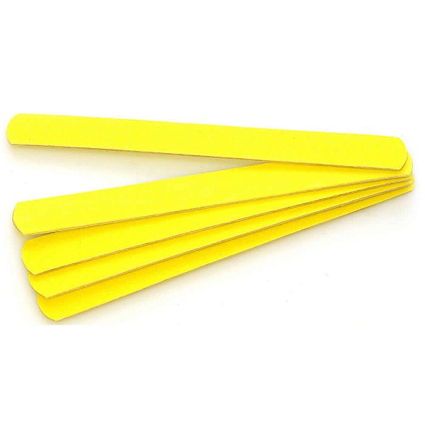 lixa amarelo canário para unhas com 12